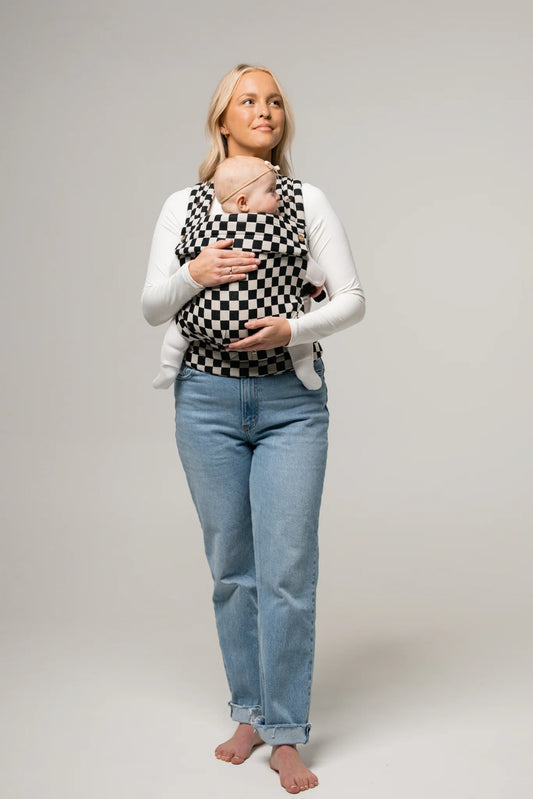 The Monarch Buckle Carrier - Ebony Check