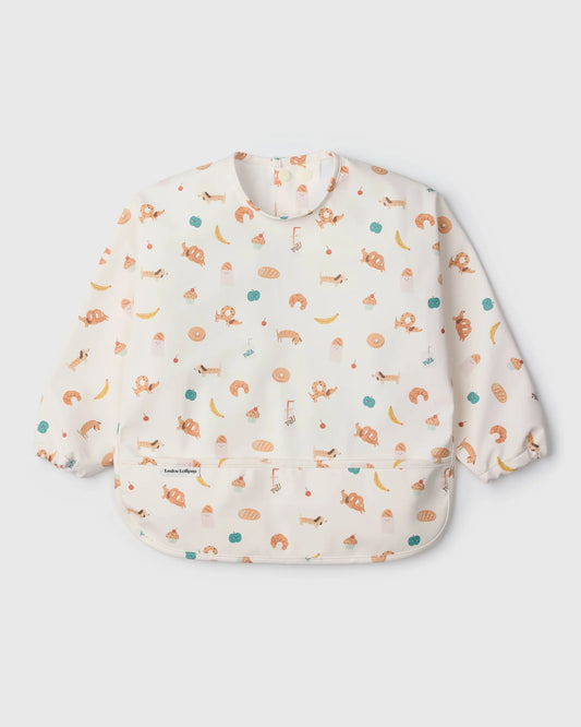 Long Sleeve Waterproof Bib - French Breakfast