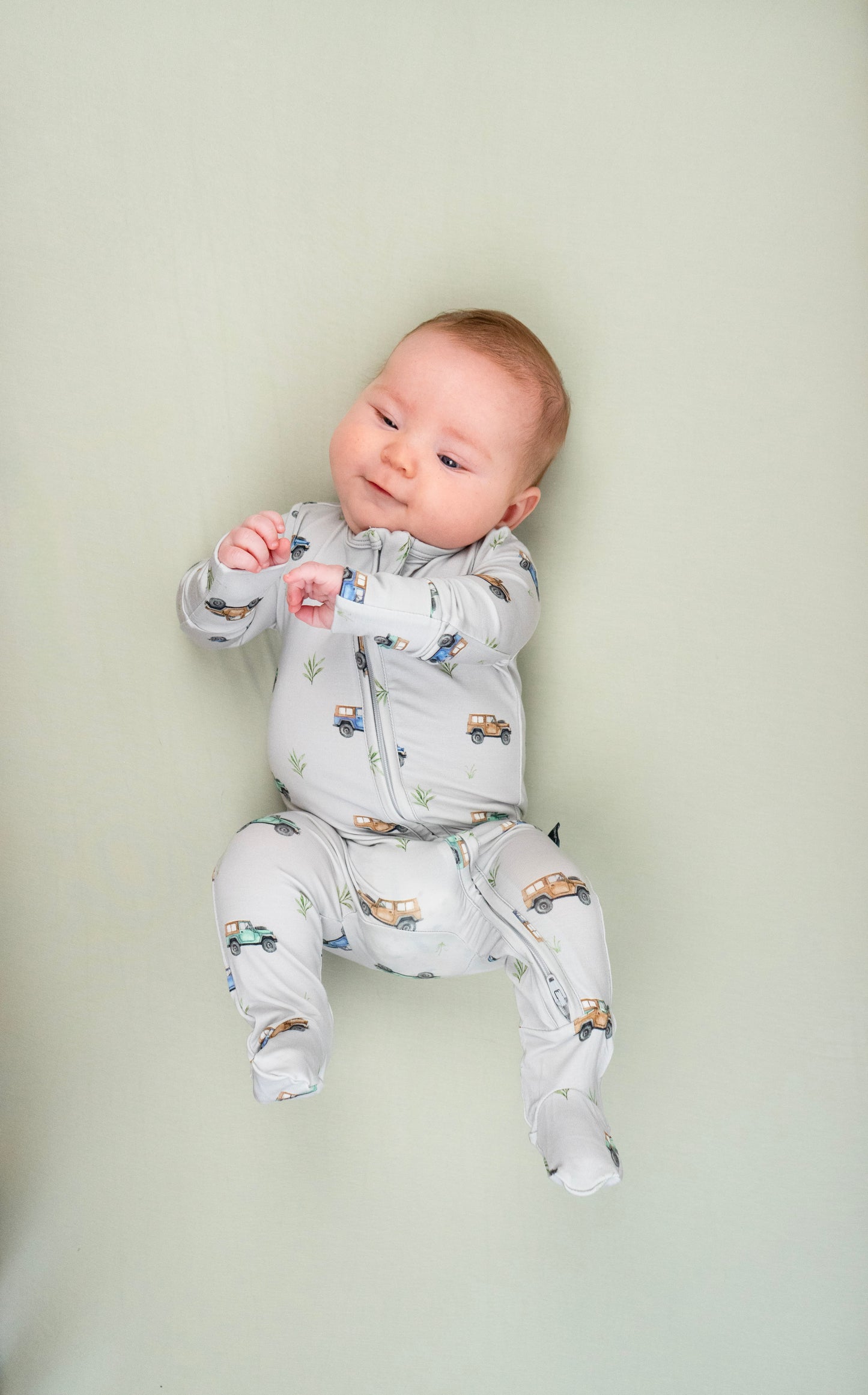 Footed Zipper Sleeper - Jeeps