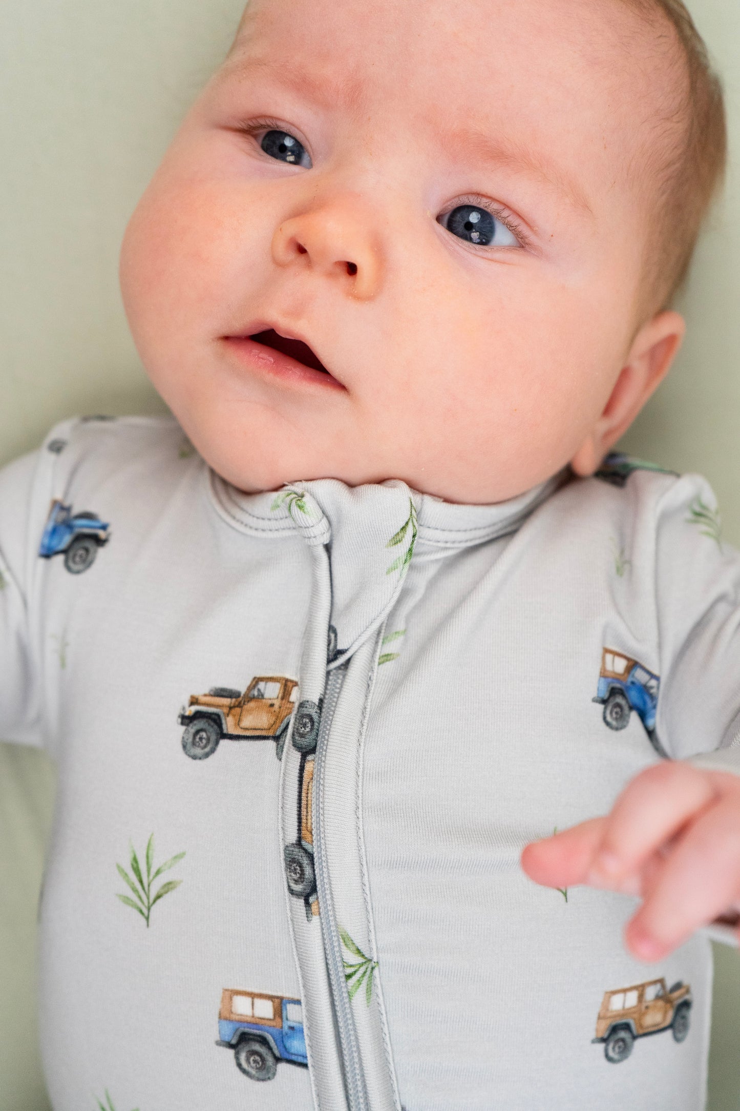 Footed Zipper Sleeper - Jeeps