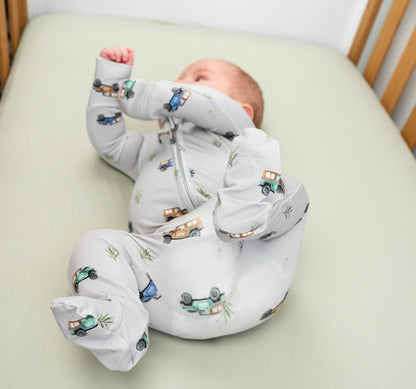 Footed Zipper Sleeper - Jeeps