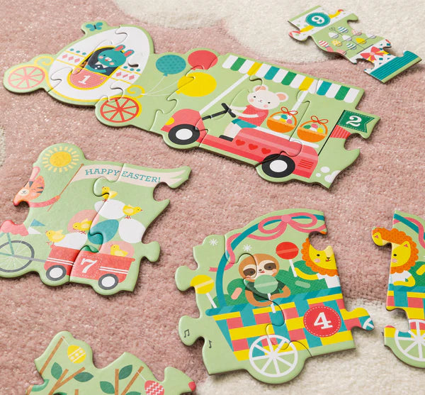 Easter Parade Shaped Floor Puzzle