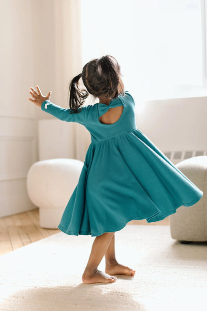 peacock skater dress Yves Saint Laurent