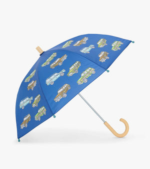 Umbrella 28" - Vintage Trucks Blue