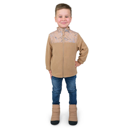 Fleece Collared Jacket - Mountain Trails