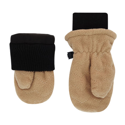 Fleece Mittens - Soft Brown