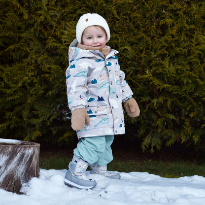 Fleece Mittens - Soft Brown