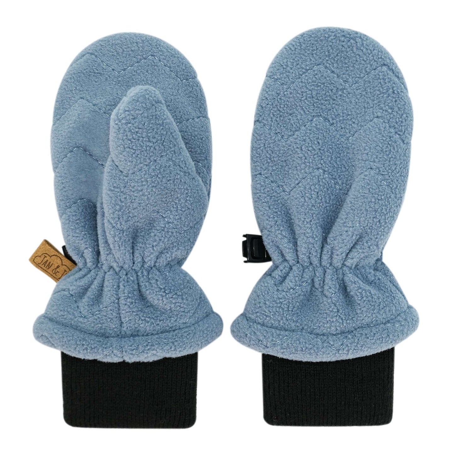 Fleece Mittens - Stormy Blue