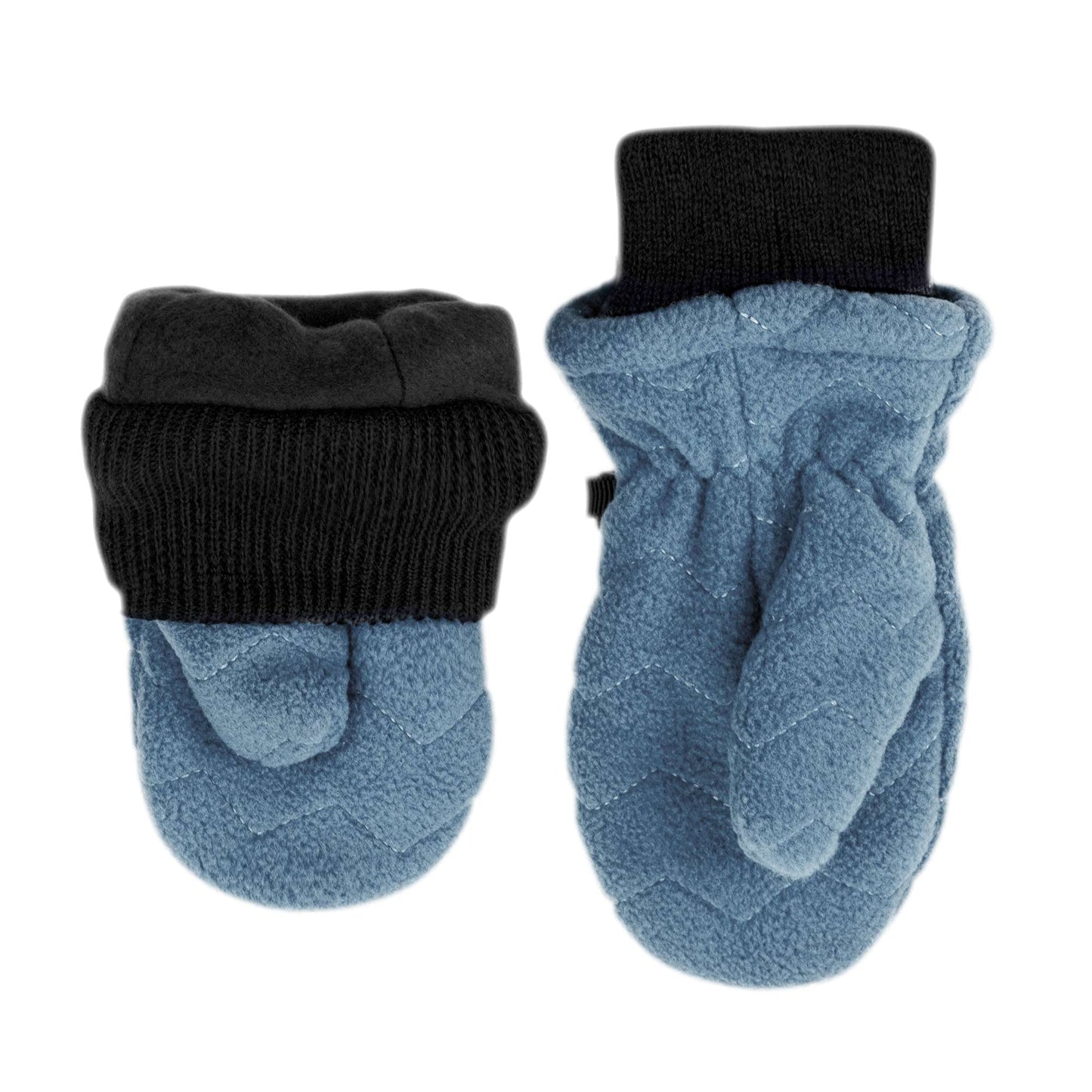 Fleece Mittens - Stormy Blue