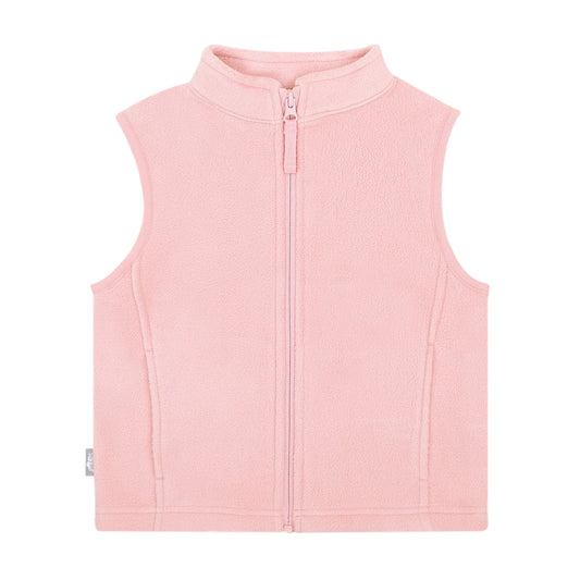Kids Fleece Vest - Dusty Pink