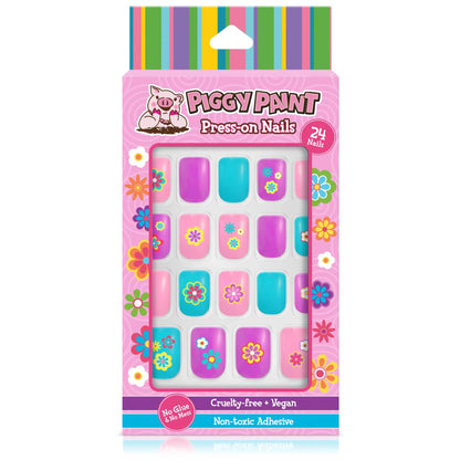 Piggy Paint Press-on Nails - Flower Power
