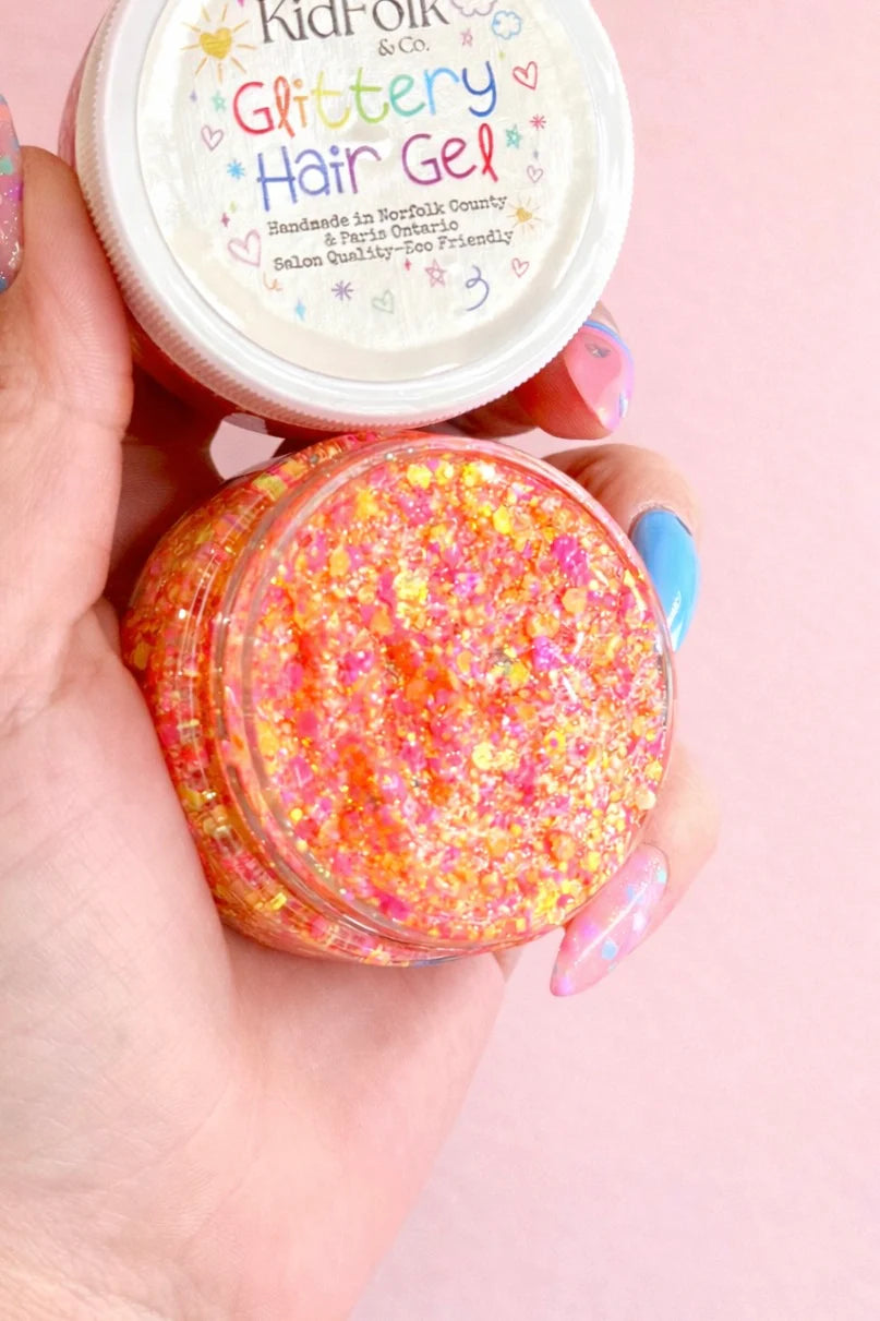 Glittery Hair Gel