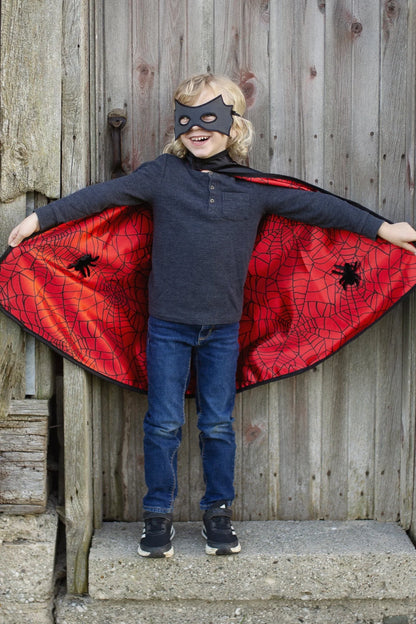 Reversible Spider/ Bat Cape and Mask