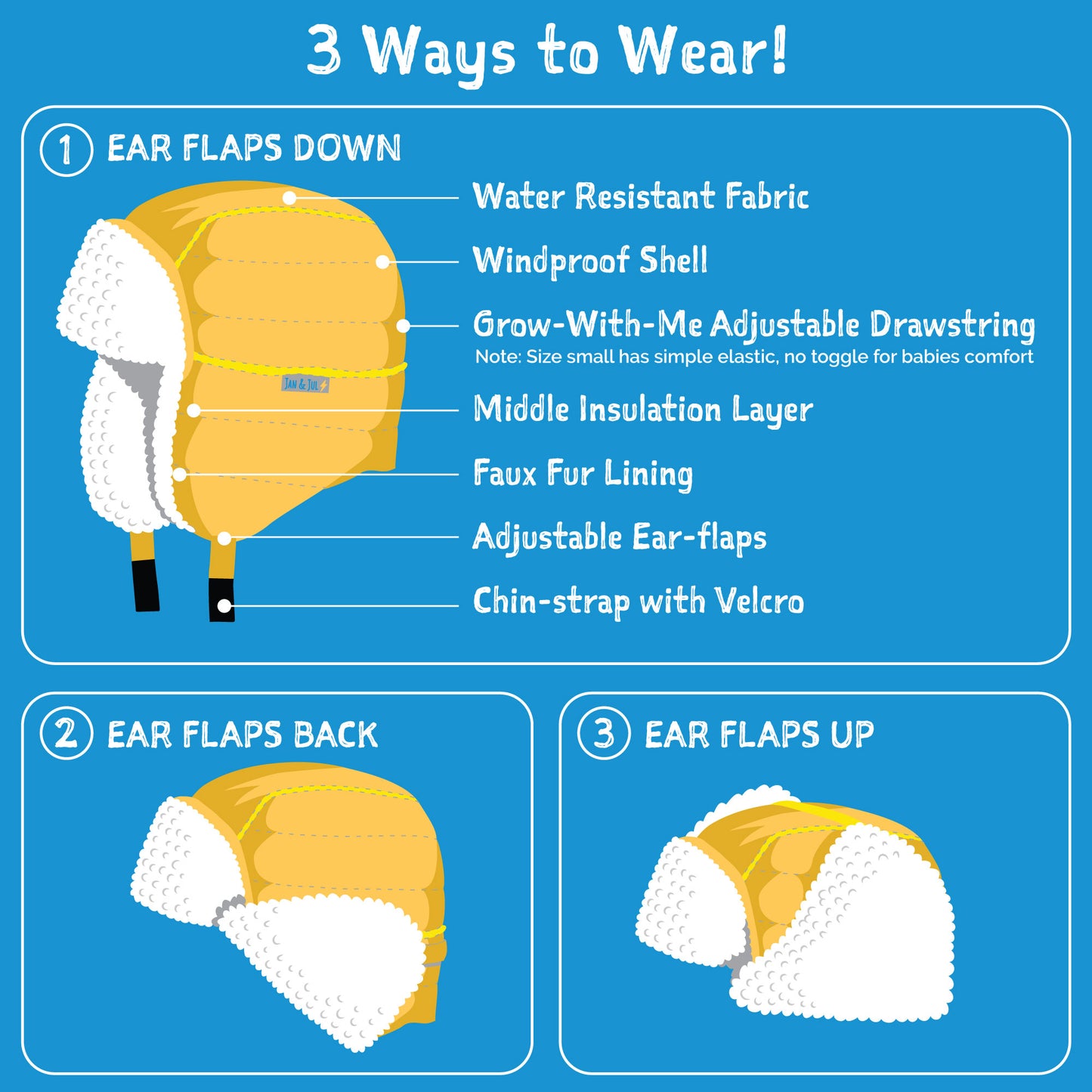 Toasty-Dry Trapper Hat - Prairie Flowers