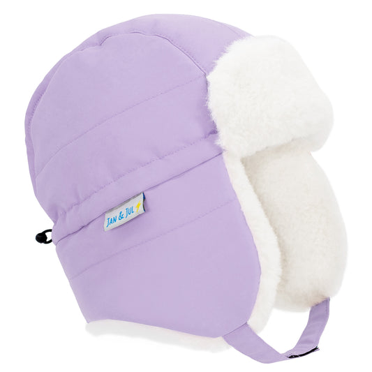 Toasty-Dry Trapper Hat - Lavender