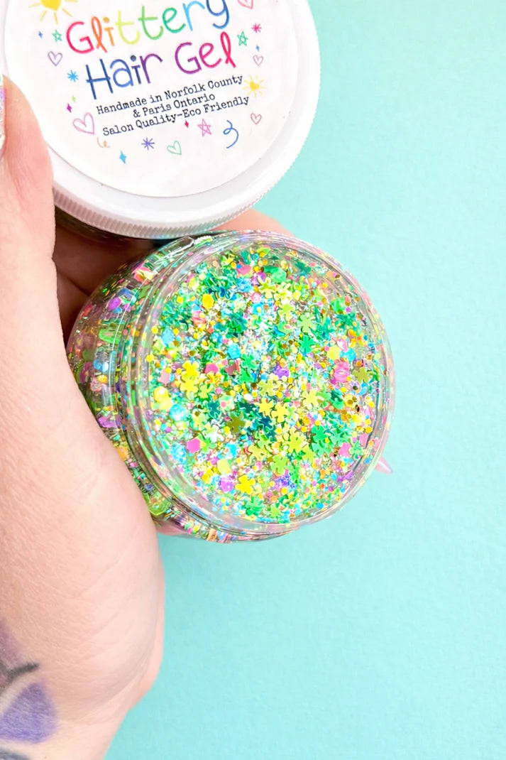 Glittery Hair Gel