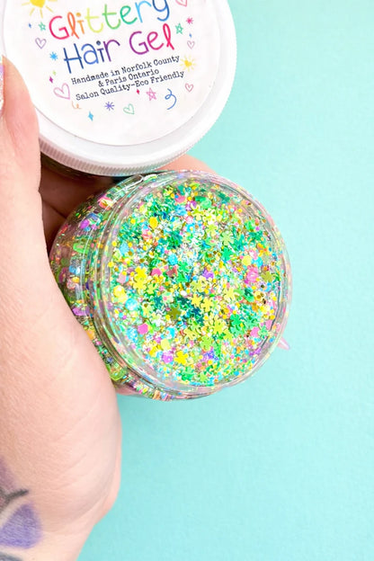 Glittery Hair Gel