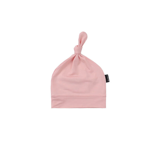 Knotted Hat - Crystal Rose