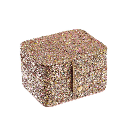 Jewellery Box - Confetti Glitter Gold