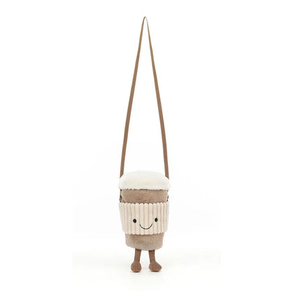 Amuseables Perkle Coffee Shoulder Bag