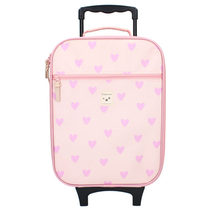 Kids Trolley Suitcase - Hearts