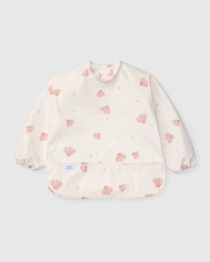 Long Sleeve Waterproof Bib - Seashells