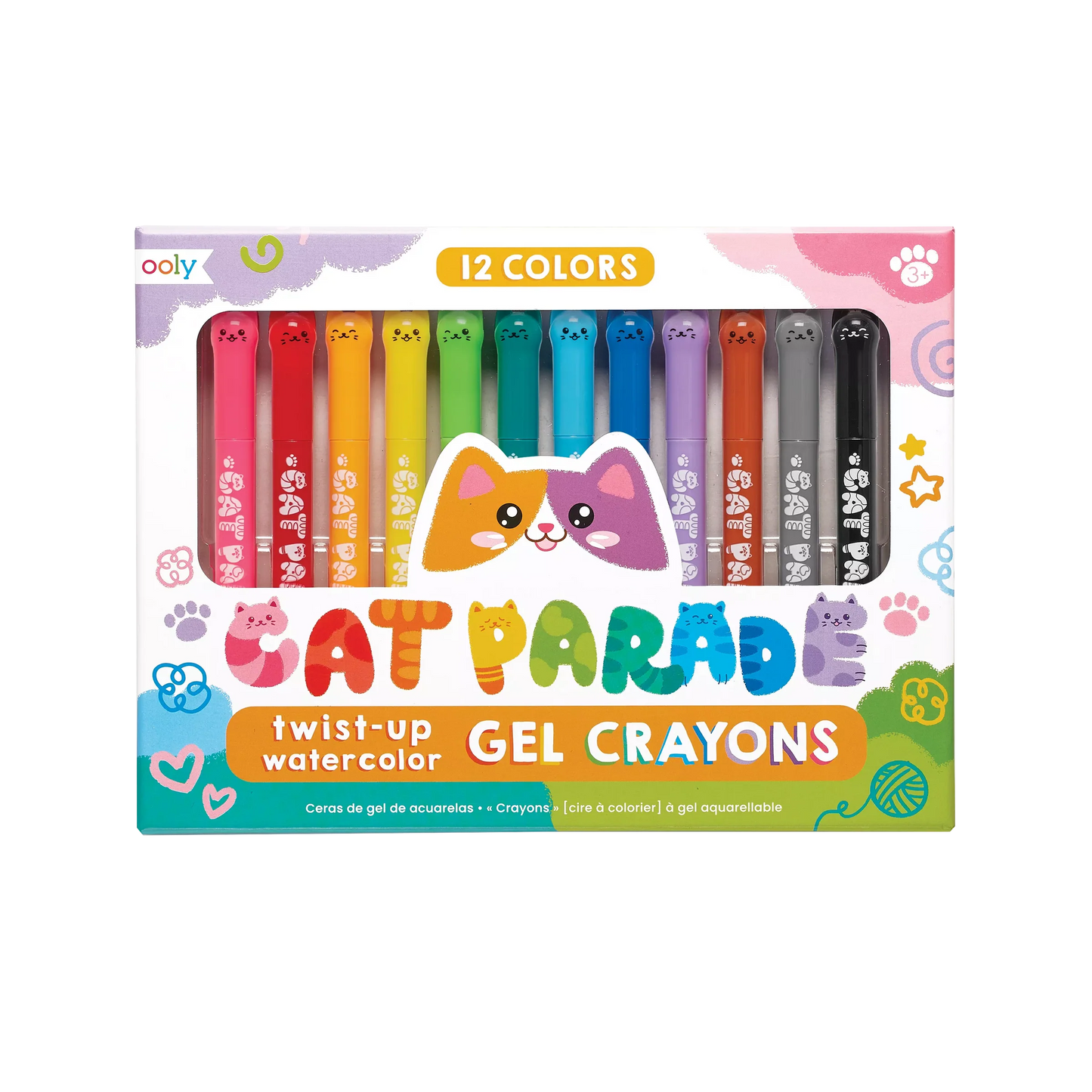 Cat Parade - Twist Up Gel Crayons