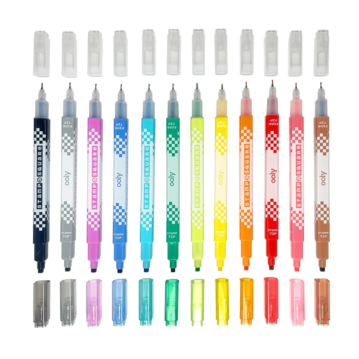 Stamp-A-Square: Double-Ended Markers