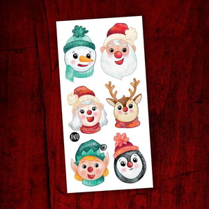 Temporary Tattoos - Christmas at the North Pole