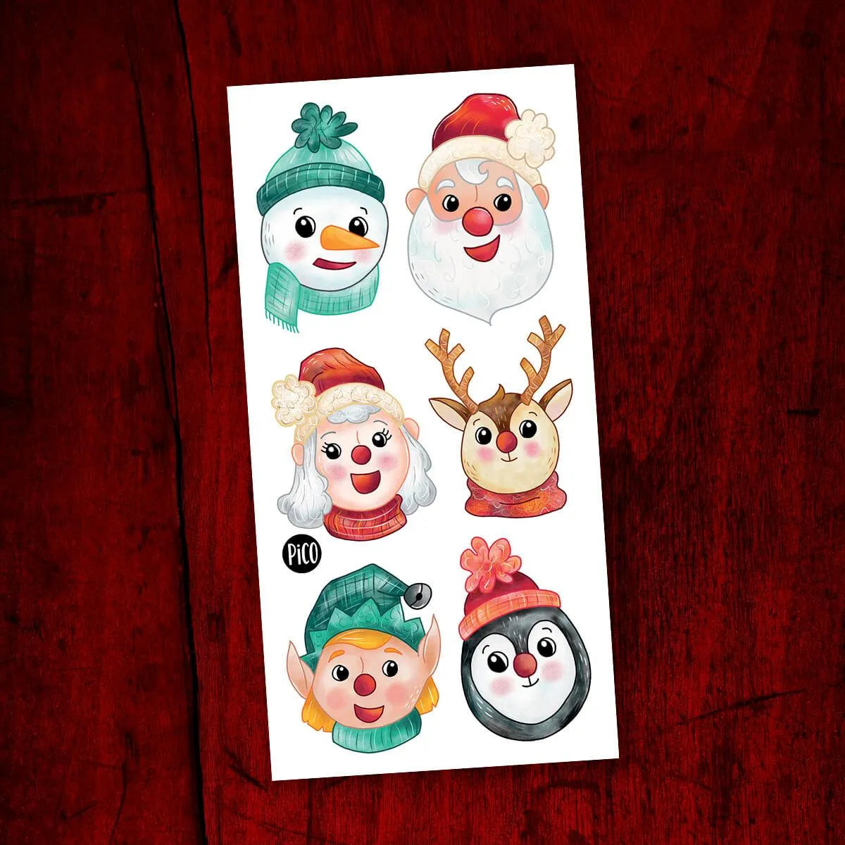 Temporary Tattoos - Christmas at the North Pole