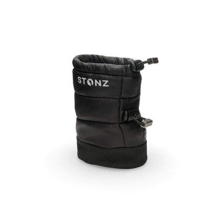 Baby Puffer Booties - Black
