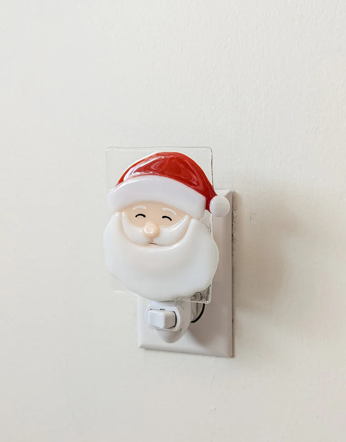 Glass Nightlight - Santa