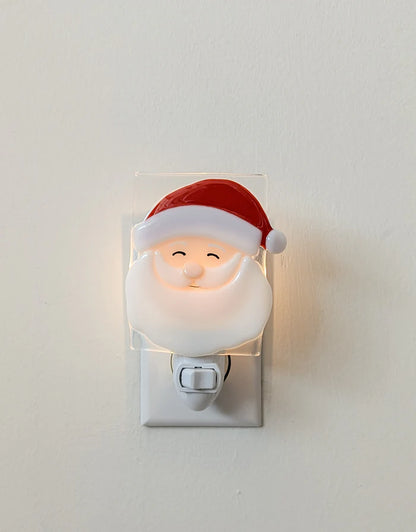 Glass Nightlight - Santa
