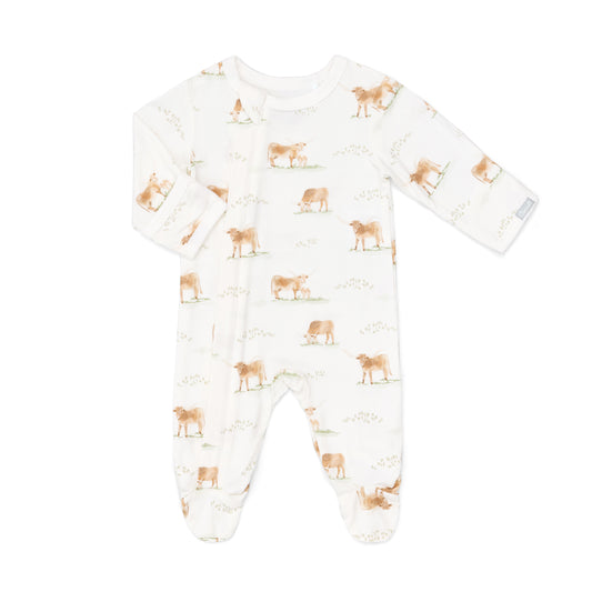 Modal Footed Sleeper - Cow