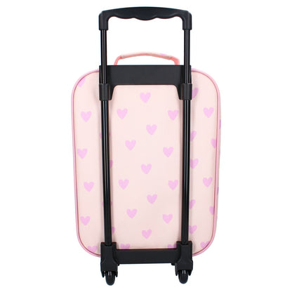 Kids Trolley Suitcase - Hearts