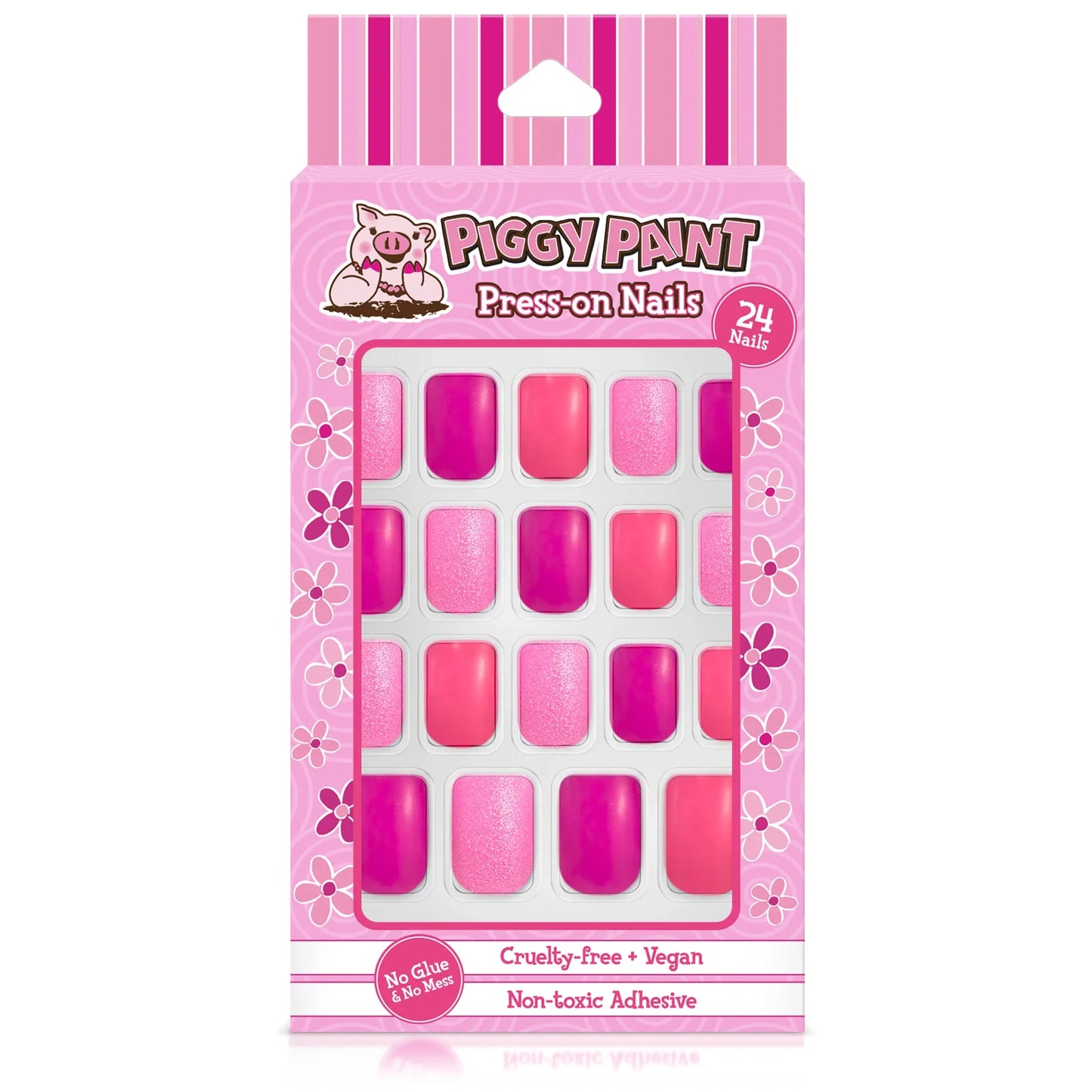 Piggy Paint Press-on Nails - Pretty in Pink