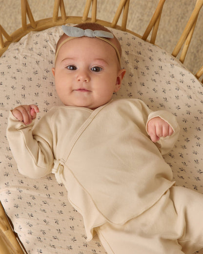 Little Knot Headband - Steel Blue Beige