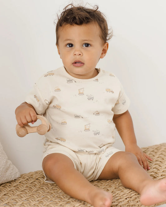 Frankie T-Shirt and Shorts Set - Construction