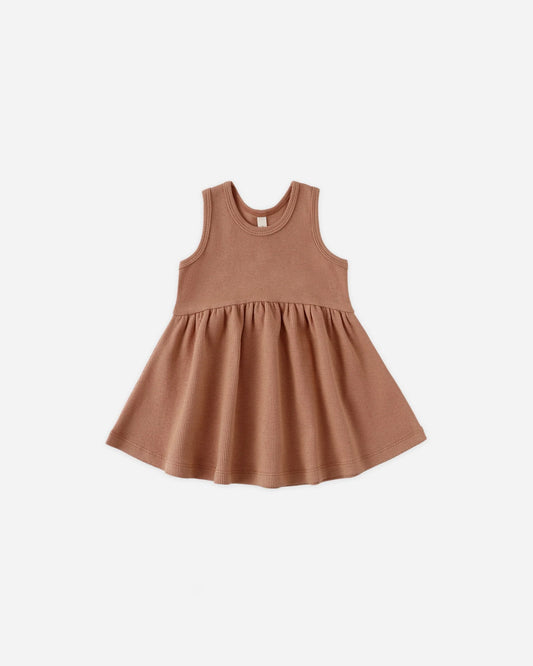 Ribbed Tank Dress - Poppy