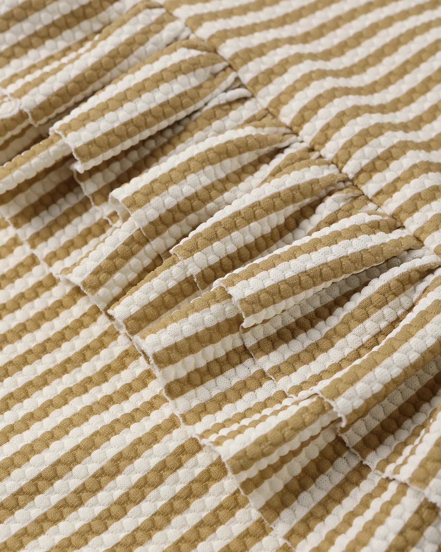 Ruffles One-Piece Swimsuit - Honey Stripe