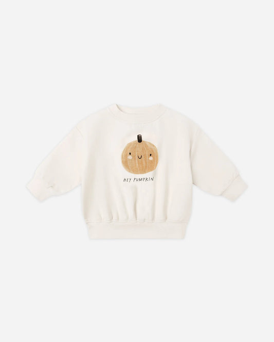 Relaxed Fleece Sweatshirt - Pumpkin