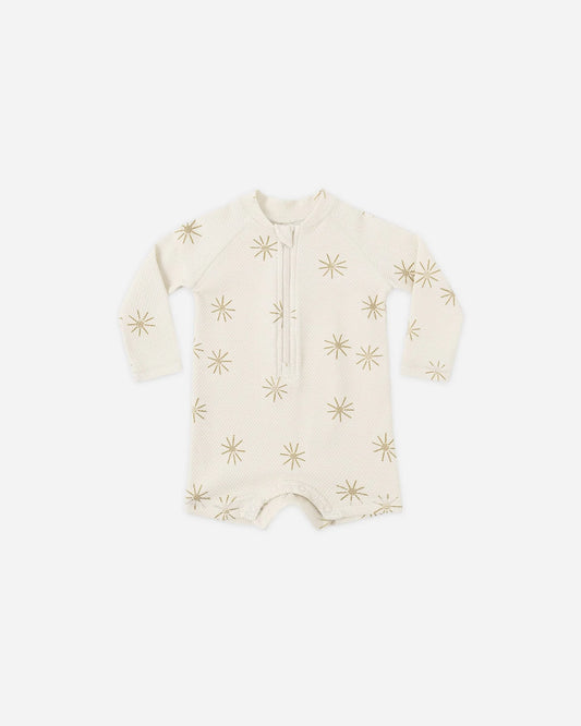 Long Sleeve One-Piece Rashguard - Sunburst