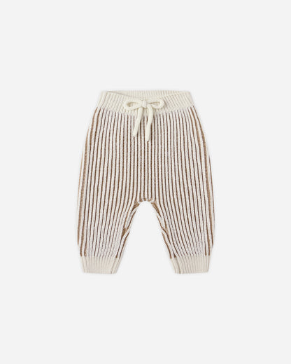 Chunky Knit Pant Gold