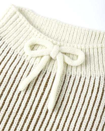 Chunky Knit Pant Gold
