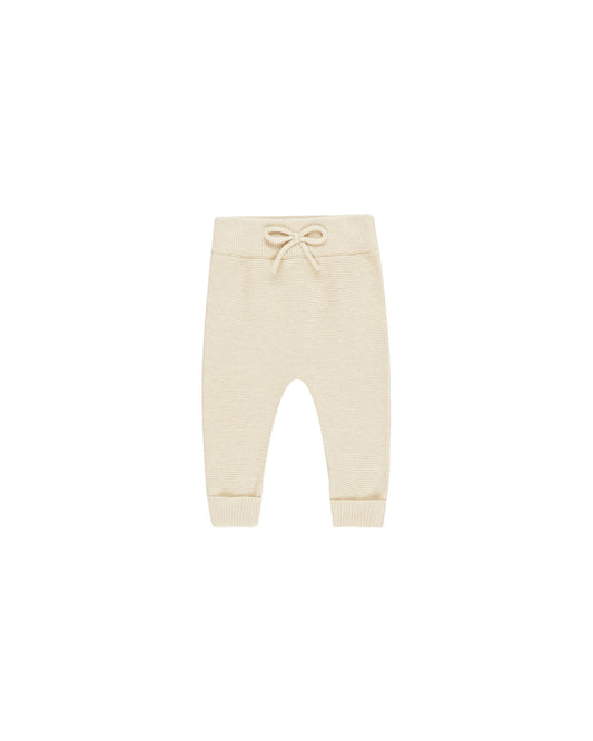 Knit Pant - Heathered Natural