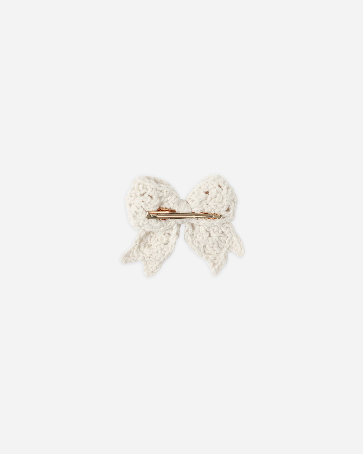 Crochet Bow - Natural