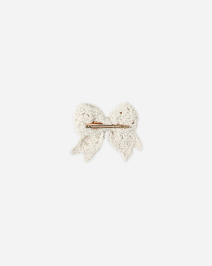 Crochet Bow - Natural