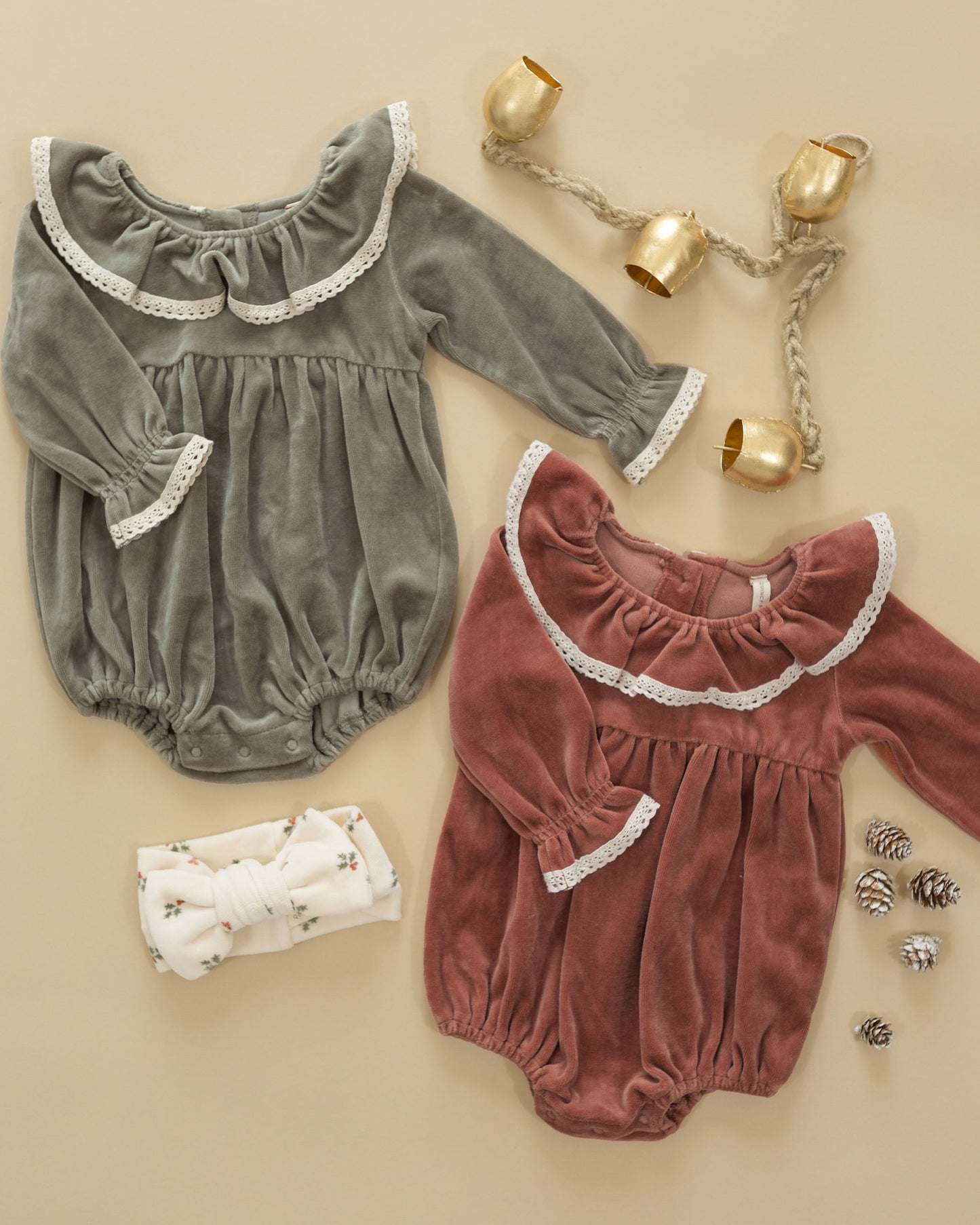 Wendy Romper - Cranberry