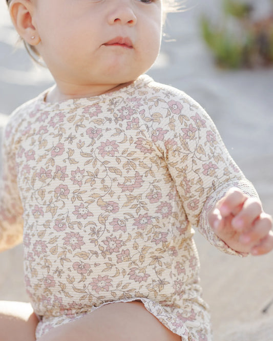 Olivia One-Piece Rashguard - Dahlia