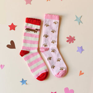 2 Pack Socks - Sausage Dog